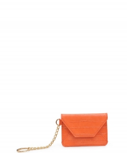 Urban Expressions Gia Card Holder Wallet 23872 TANGERINE